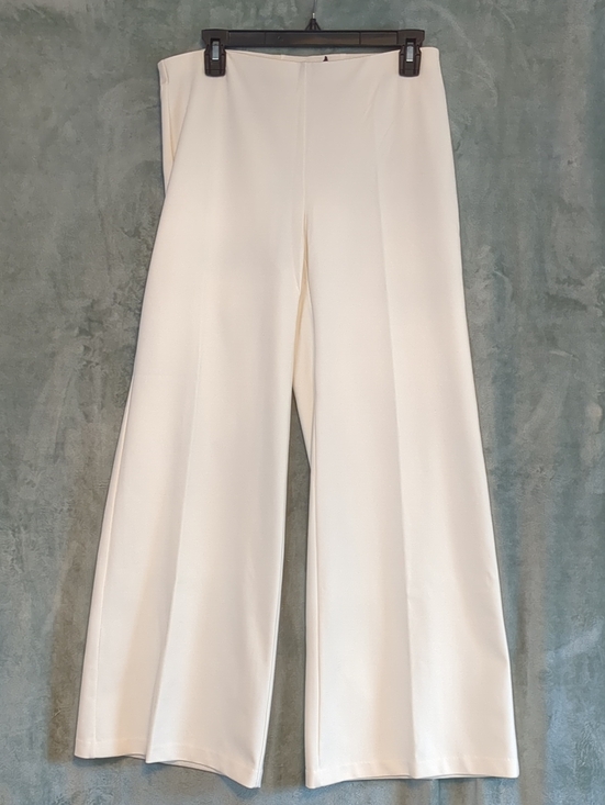 Express Pants - Express Cream Wide-Leg Dress Pants